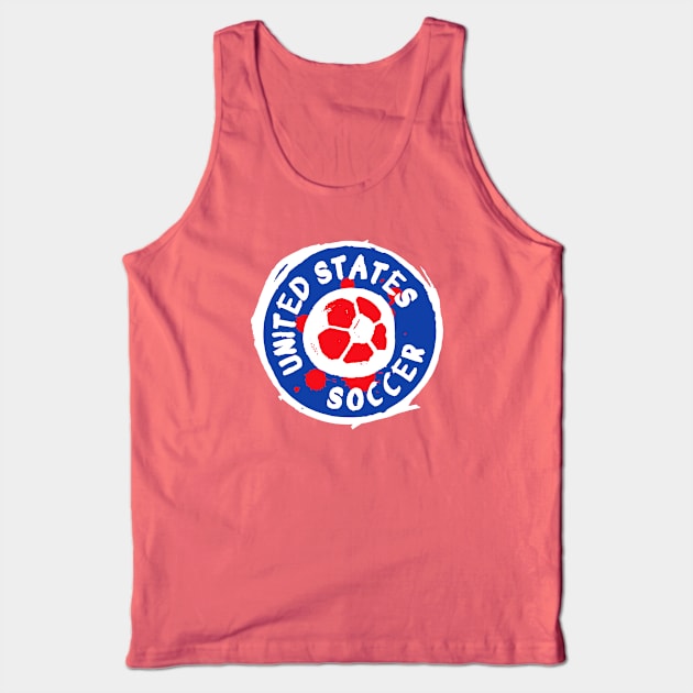 USA Soccer 03 Tank Top by Very Simple Graph